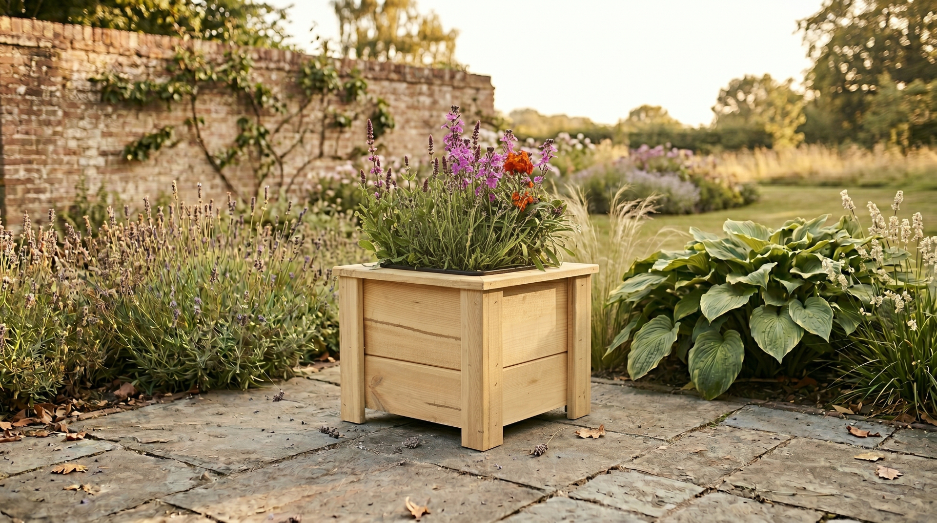 Bloembakken inclusief planten